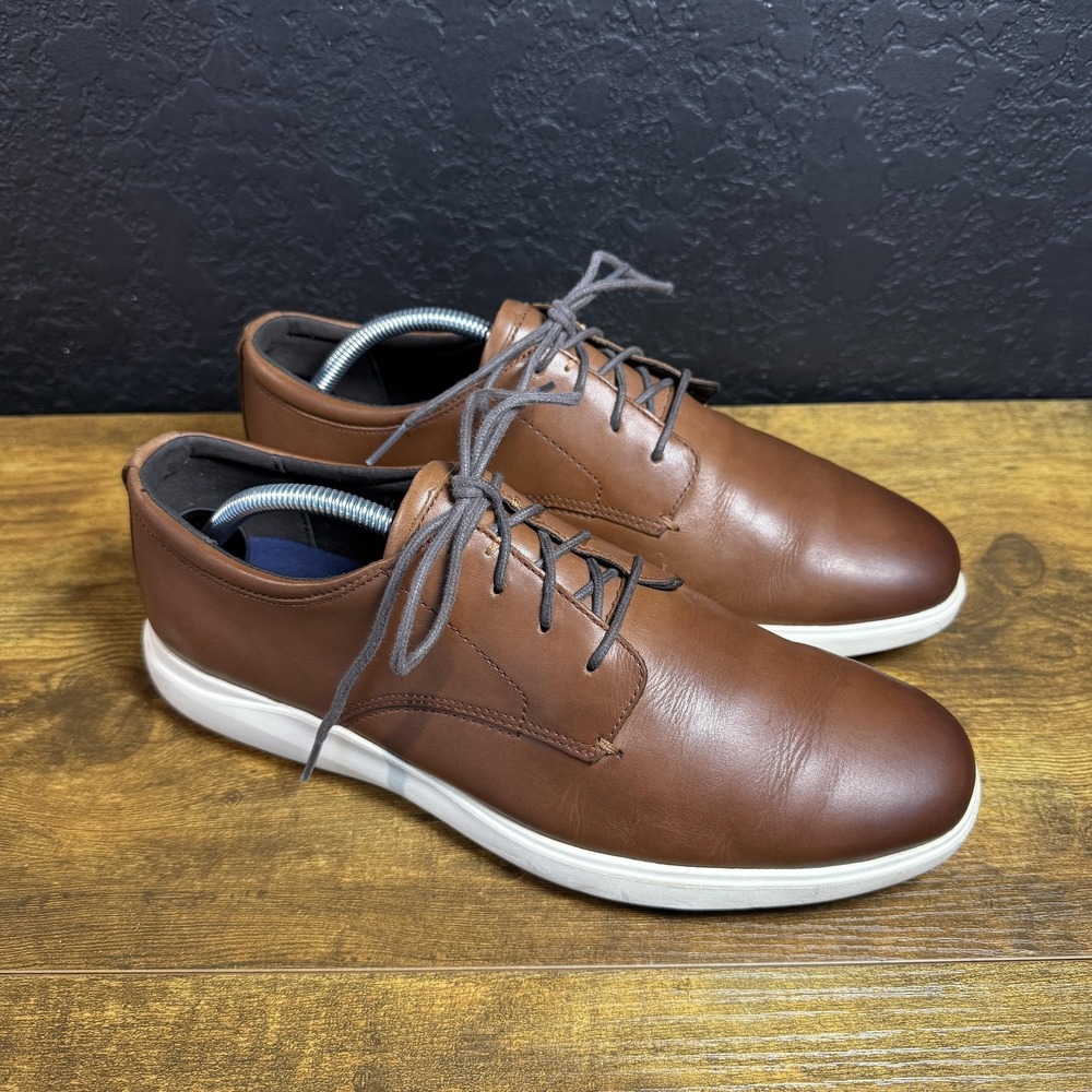 Cole Haan Grand Crosscourt II Mens 10M British Tan Leather Sneakers C28728